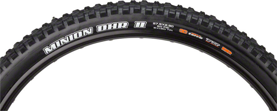 Maxxis Minion DHR II Tire - 27.5 x 2.3 Tubeless Folding BLK 3C MaxxTerra DD-Goodwynn'sGoodwynn's