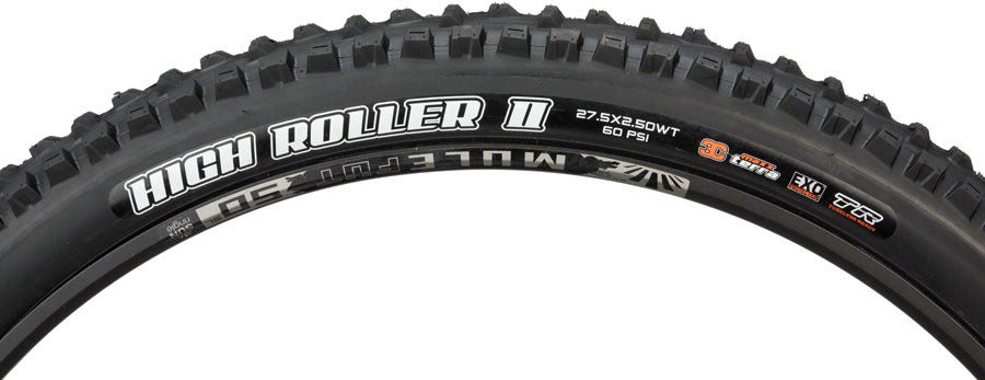 Maxxis High Roller II Tire - 27.5 x 2.5 Tubeless Folding BLK 3C Maxx Terra EXO Wide Trail-Goodwynn'sGoodwynn's