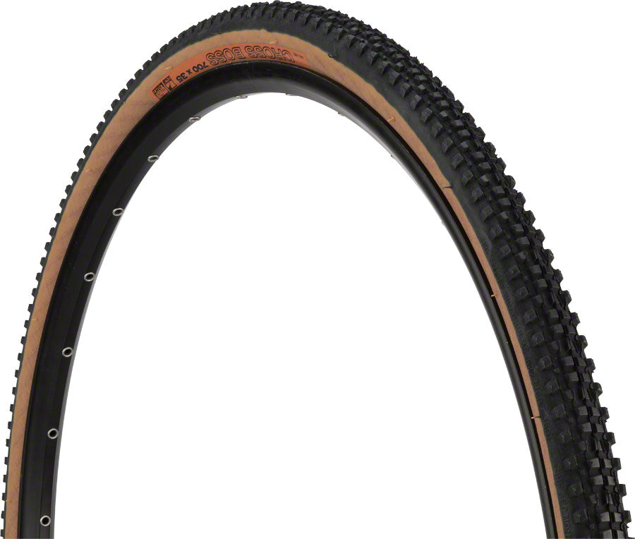 WTB Cross Boss Tire - 700 x 35 TCS Tubeless Folding BLK/Tan Light Fast Rolling-Goodwynn'sGoodwynn's