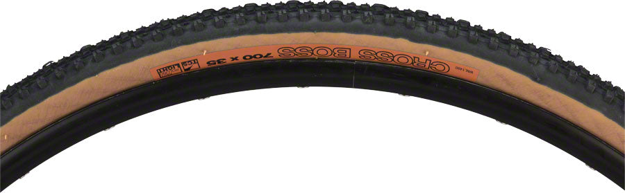 WTB Cross Boss Tire - 700 x 35 TCS Tubeless Folding BLK/Tan Light Fast Rolling-Goodwynn'sGoodwynn's