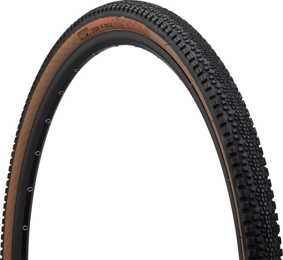 WTB Riddler 700c Tire - 700 x 45 TCS Tubeless Folding BLK/Tan Light Fast Rolling-Goodwynn'sGoodwynn's