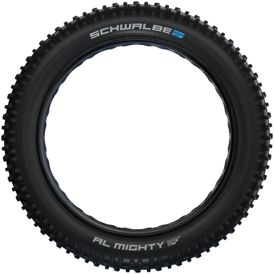 Schwalbe Al Mighty Tire - 26 x 4.8" Tubeless Folding BLK Evolution Line Addix Speed Grip Super Ground E-25 Studded-Goodwynn'sGoodwynn's