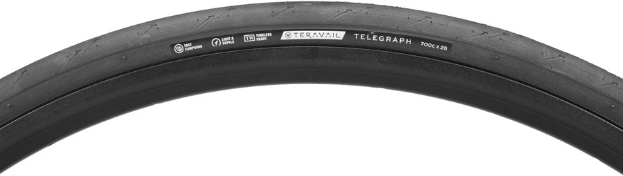 Teravail Telegraph Tire - 700 x 28 Tubeless Folding Black Light and Supple-Goodwynn'sGoodwynn's