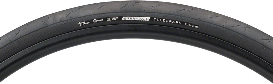 Teravail Telegraph Tire - 700 x 35 Tubeless Folding Black Durable-Goodwynn'sGoodwynn's