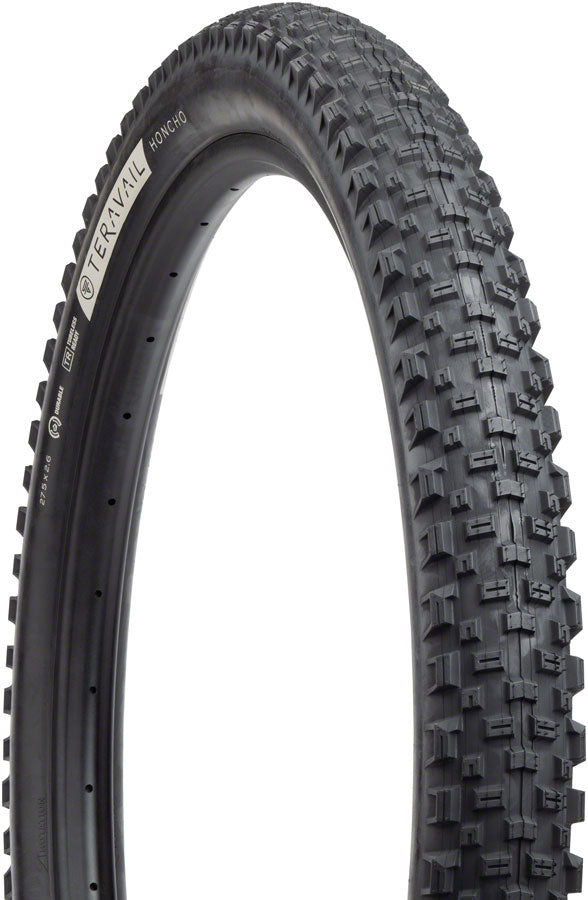 Teravail Honcho Tire - 27.5 x 2.6 Tubeless Folding BLK Light Supple Grip Compound-Goodwynn'sGoodwynn's