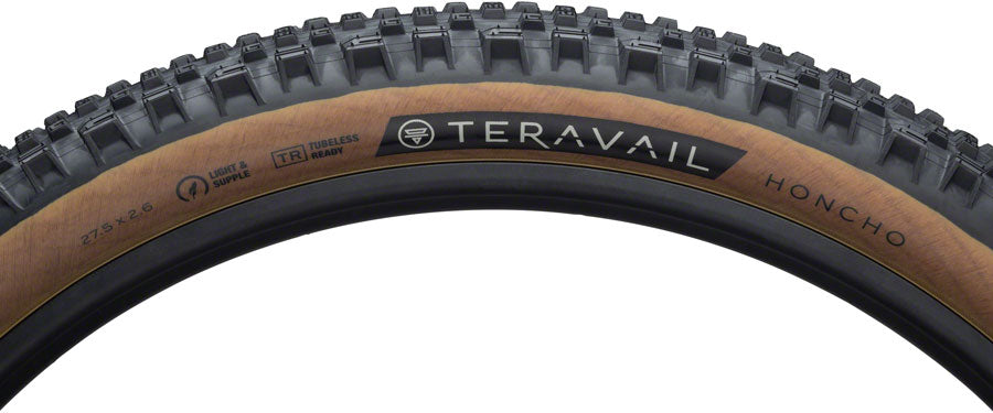 Teravail Honcho Tire - 27.5 x 2.6 Tubeless Folding Tan Light Supple Grip Compound-Goodwynn'sGoodwynn's