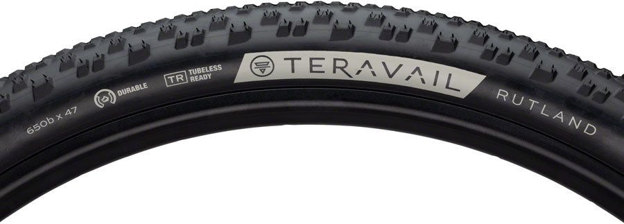 Teravail Rutland Tire - 650b x 47 Tubeless Folding BLK Durable Fast Compound-Goodwynn'sGoodwynn's