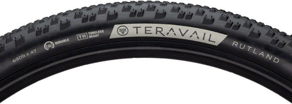 Teravail Rutland Tire - 650b x 47 Tubeless Folding Black Light and Supple
