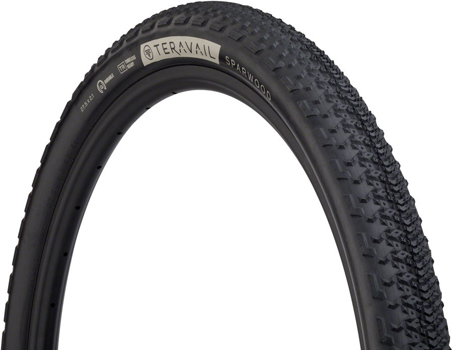 Teravail Sparwood Tire - 27.5 x 2.1 Tubeless Folding BLK Durable Fast Compound-Goodwynn'sGoodwynn's