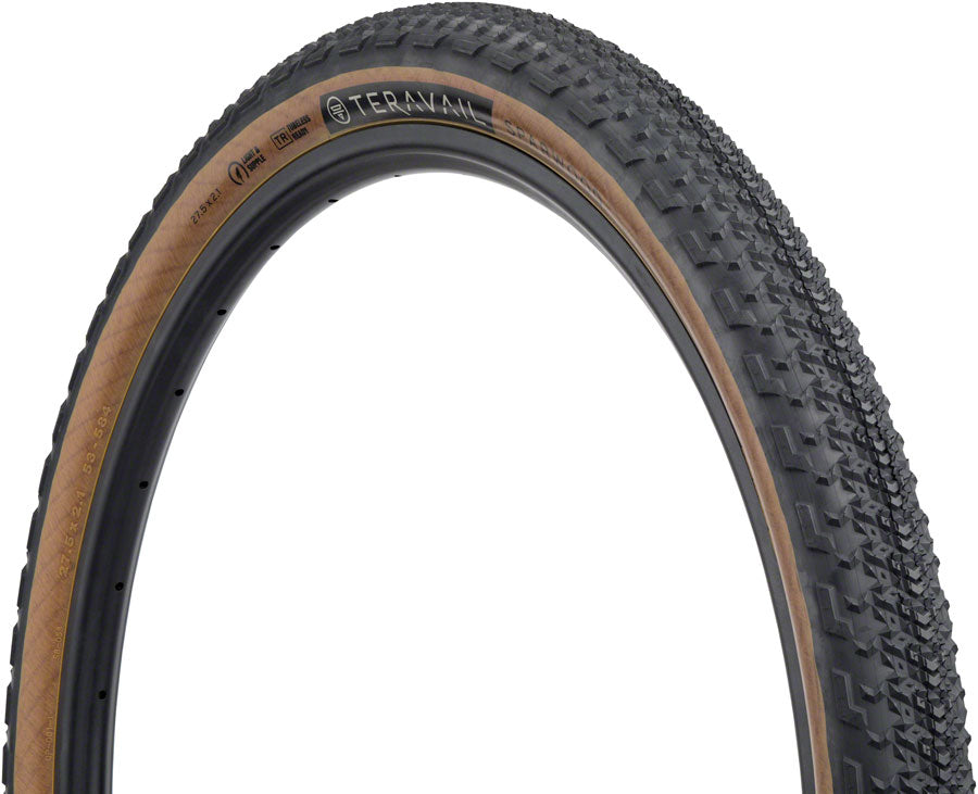 Teravail Sparwood Tire - 27.5 x 2.1 Tubeless Folding Tan Durable Fast Compound-Goodwynn'sGoodwynn's
