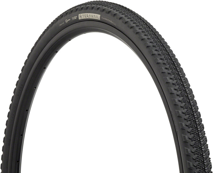 Teravail Cannonball Tire - 700 x 42 Tubeless Folding BLK Durable Fast Compound-Goodwynn'sGoodwynn's