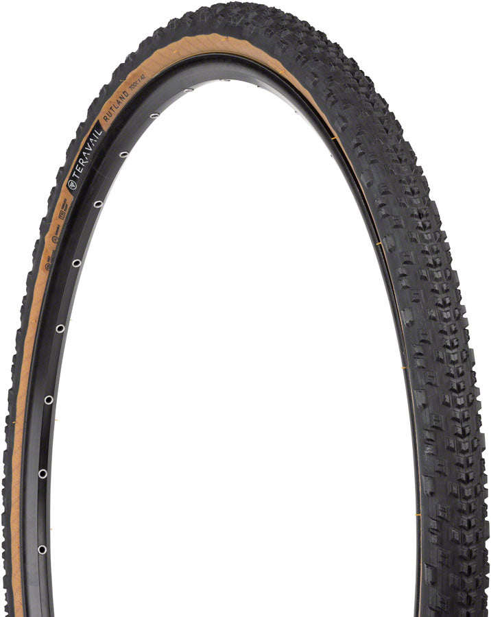 Teravail Rutland Tire - 700 x 42 Tubeless Folding Tan Durable-Goodwynn'sGoodwynn's