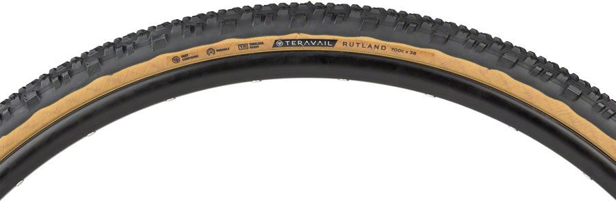 Teravail Rutland 700 x 38 Tubeless Folding Tan Durable Fast Compound-Goodwynn'sGoodwynn's