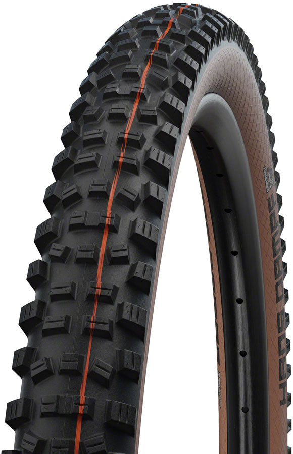 Schwalbe Hans Dampf Tire - 27.5 x 2.6 Tubeless Folding BLK/Bronze Evolution Line Super Trail Addix Soft-Goodwynn'sGoodwynn's