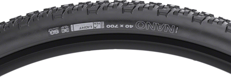 WTB Nano Tire - 700 x 40 TCS Tubeless Folding Black Light Fast Rolling SG2-Goodwynn'sGoodwynn's