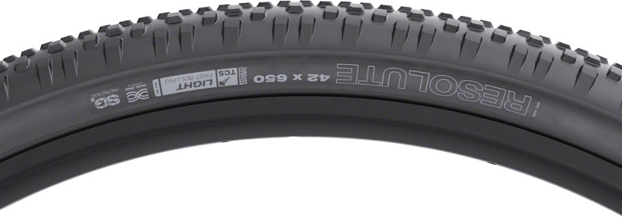 WTB Resolute Tire - 650b x 42 TCS Tubeless Folding BLK Light Fast Rolling SG2-Goodwynn'sGoodwynn's