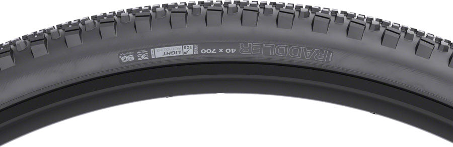 WTB Raddler Tire - 700 x 40 TCS Tubeless Folding BLK Light Fast Rolling SG2-Goodwynn'sGoodwynn's