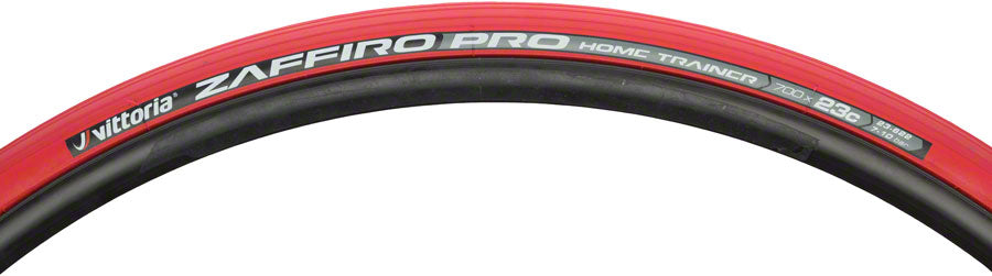 Vittoria Zaffiro Pro Home Trainer Tire - 700 x 23 Folding Clincher Red-Goodwynn&#39;sGoodwynn&#39;s