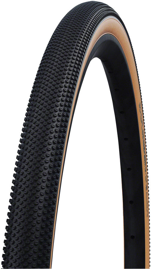 Schwalbe G-One Allround Tire - 700 x 35 Tubeless Folding BLK/Tan Performance Addix RaceGuard-Goodwynn'sGoodwynn's