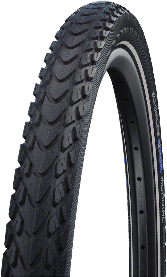 Schwalbe Marathon Mondial Hybrid Tire 700x35C Folding Clincher TravelStar DoubleDefense 67TPI Black-Goodwynn'sGoodwynn's