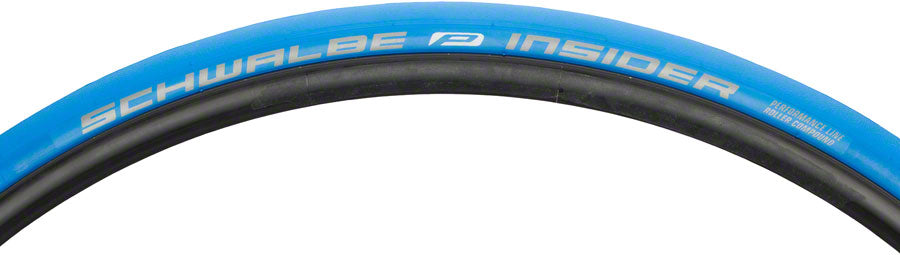 Schwalbe Insider Trainer Tire 700 x 23c Folding Bead Performance Line Performance Compound Blue-Goodwynn'sGoodwynn's