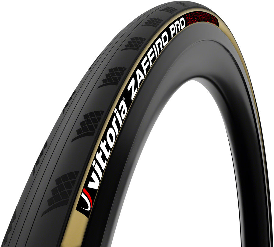 Vittoria Zaffiro Pro V Tire - 700 x 25 Clincher  Folding  Black/Tan 1C G2.0-Goodwynn'sGoodwynn's
