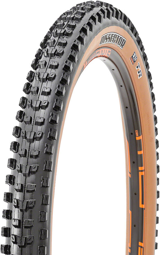 Maxxis Dissector Tire - 29 x 2.6 Tubeless Folding Black/Tan Dual EXO-Goodwynn's