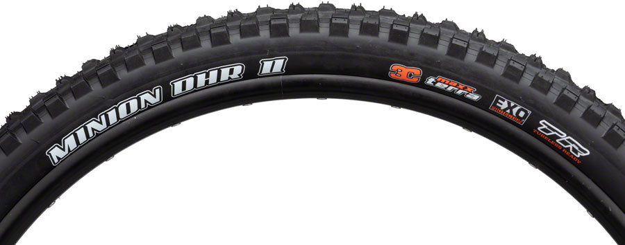 Maxxis Minion DHR II Tire - 27.5 x 2.4 Tubeless Folding BLK 3C MaxxTerra EXO Wide Trail-Goodwynn'sGoodwynn's