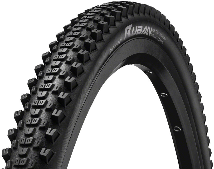 Continental Ruban Tire - 27.5 x 2.60 Tubeless Folding BLK SL PureGrip ShieldWall System E25-Goodwynn'sGoodwynn's