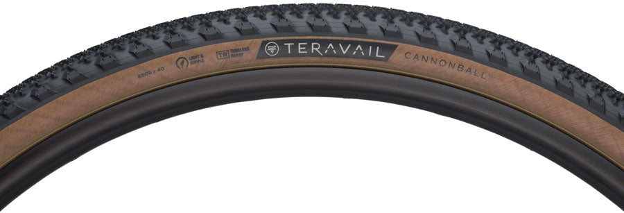Teravail Cannonball Tire - 650b x 40 Tubeless Folding Tan Light and Supple-Goodwynn'sGoodwynn's