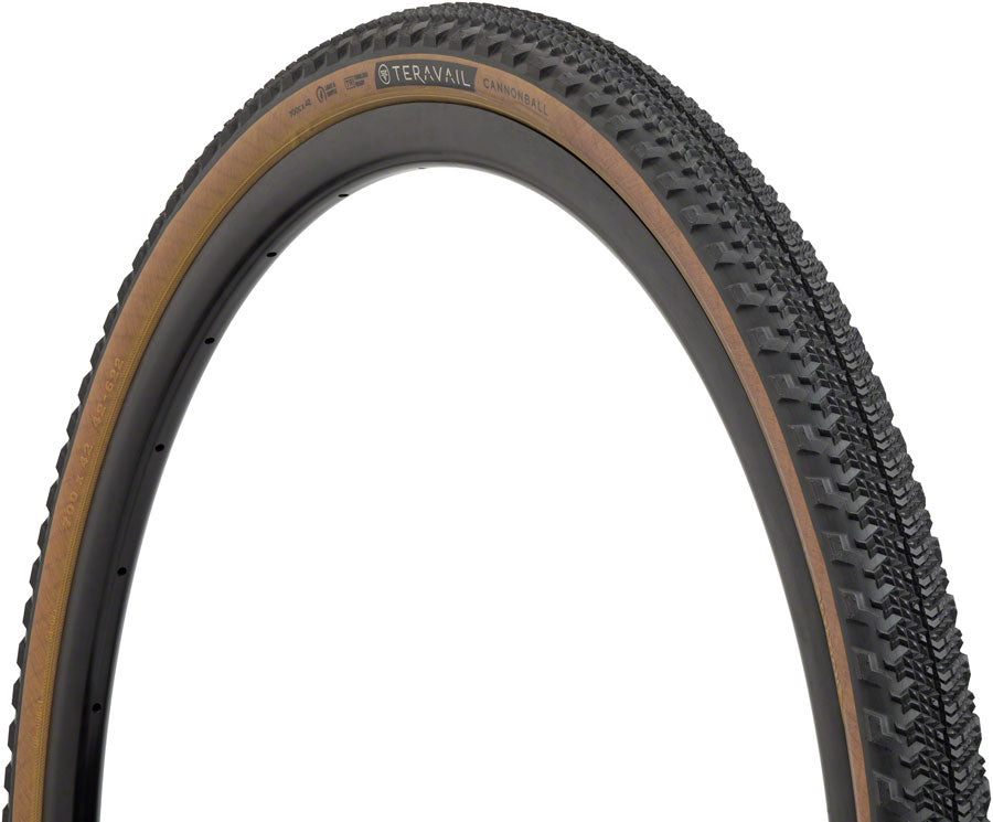 Teravail Cannonball Tire - 700 x 42 Tubeless Folding Tan Light and Supple-Goodwynn'sGoodwynn's