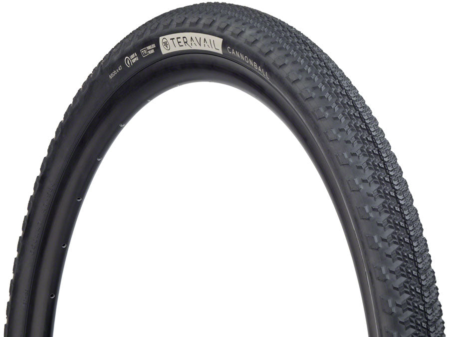 Teravail Cannonball Tire - 650b x 47 Tubeless Folding BLK Durable Fast Compound-Goodwynn'sGoodwynn's