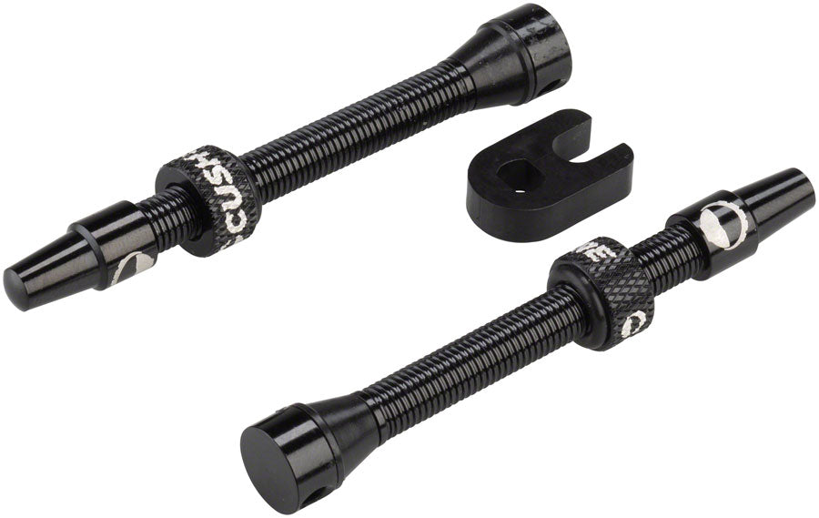 CushCore Tubeless Presta Valve Set - 55mm Black-Goodwynn'sGoodwynn's