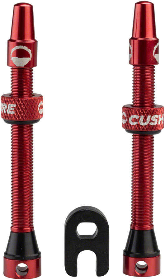 CushCore Tubeless Presta Valve Set - 55mm Red-Goodwynn'sGoodwynn's