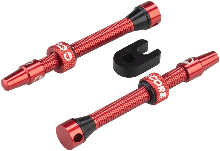 CushCore Tubeless Presta Valve Set - 55mm Red-Goodwynn'sGoodwynn's