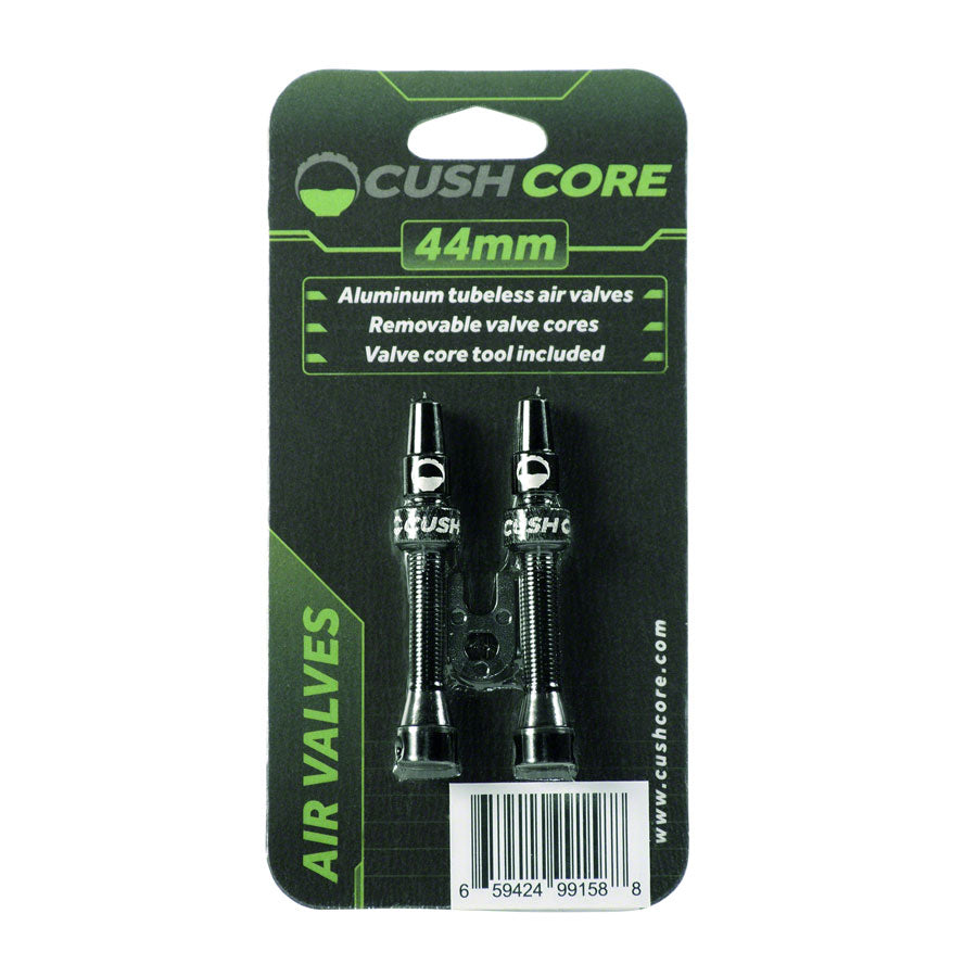 CushCore Tubeless Presta Valve Set - 44mm Black-Goodwynn'sGoodwynn's