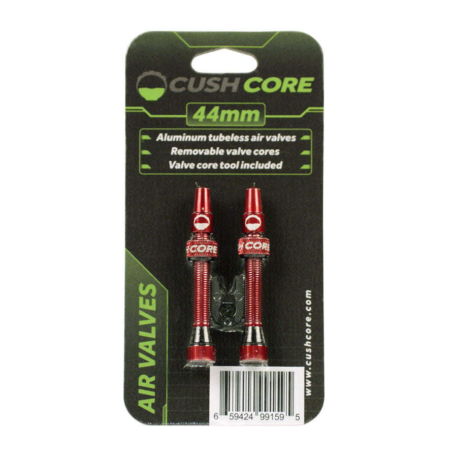 CushCore Tubeless Presta Valve Set - 44mm Red-Goodwynn'sGoodwynn's
