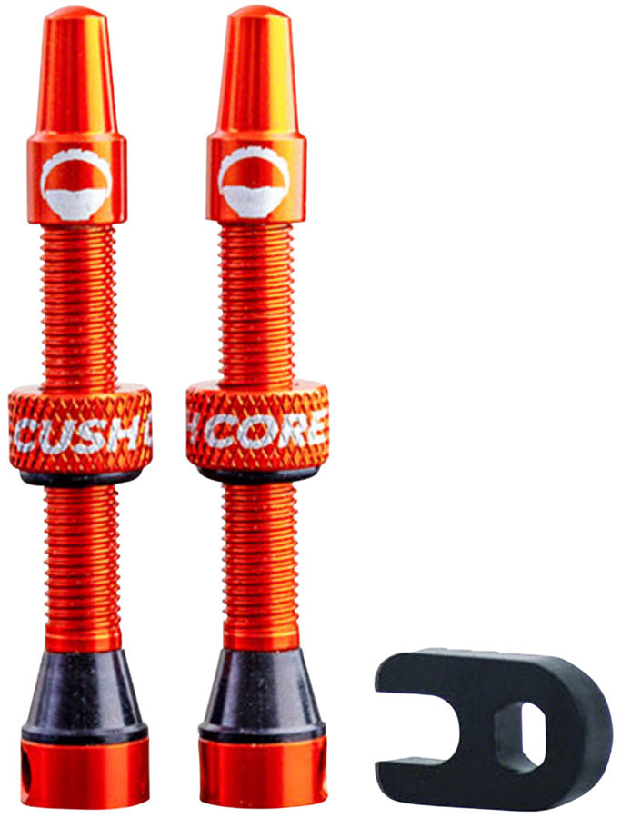 CushCore Tubeless Presta Valve Set - 44mm Orange-Goodwynn'sGoodwynn's