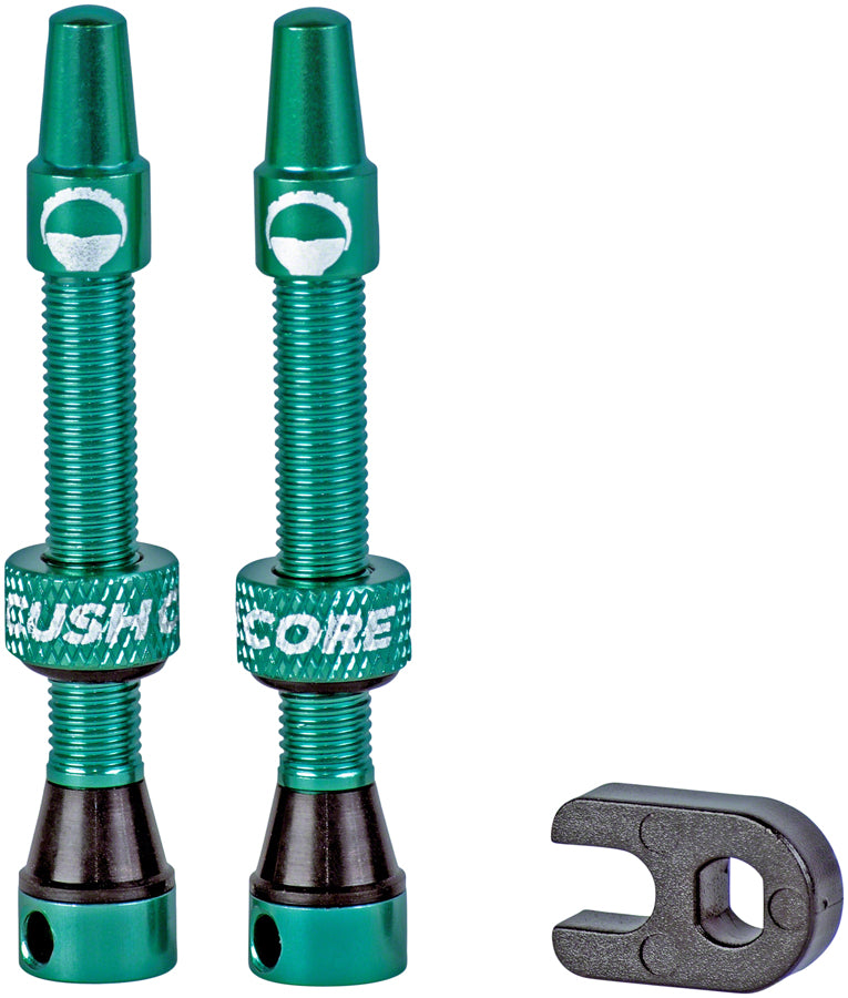 CushCore Tubeless Presta Valve Set - 44mm Turquoise-Goodwynn'sGoodwynn's