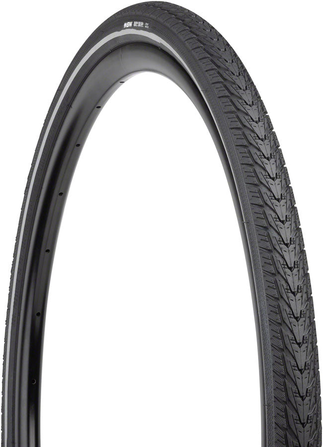 MSW Daily Driver Tire - 700 x 38 BLK Rigid Wire Bead Reflective Sidewall 33tpi-Goodwynn'sGoodwynn's