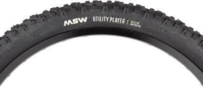 MSW Utility Player Tire - 24 x 2.25 Black Rigid Wire Bead 33tpi
