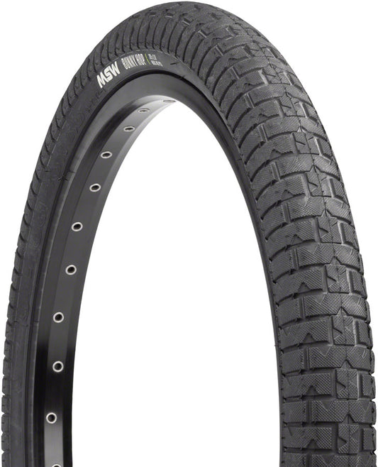 MSW Bunny Hop Tire - 20 x 2.0 Black Rigid Wire Bead 33tpi-Goodwynn's