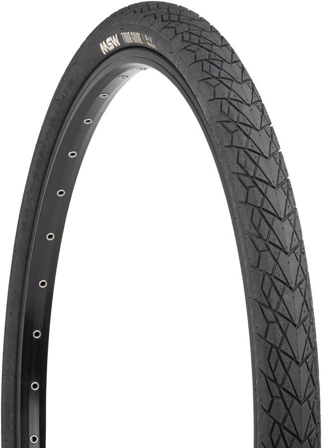 MSW Tour Guide Tire - 26 x 1.75 Black Rigid Wire Bead 33tpi-Goodwynn'sGoodwynn's