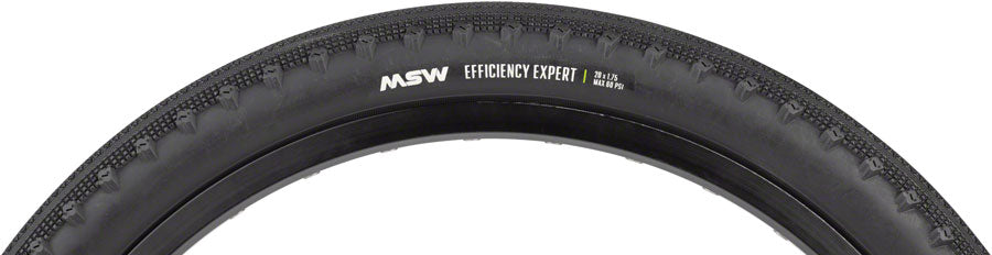 MSW Efficiency Expert Tire - 20 x 1.75 Black Rigid Wire Bead 33tpi-Goodwynn'sGoodwynn's