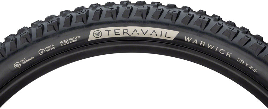 Teravail Warwick Tire - 29 x 2.5 Tubeless Folding BLK Ultra-Durable Grip Compound-Goodwynn'sGoodwynn's