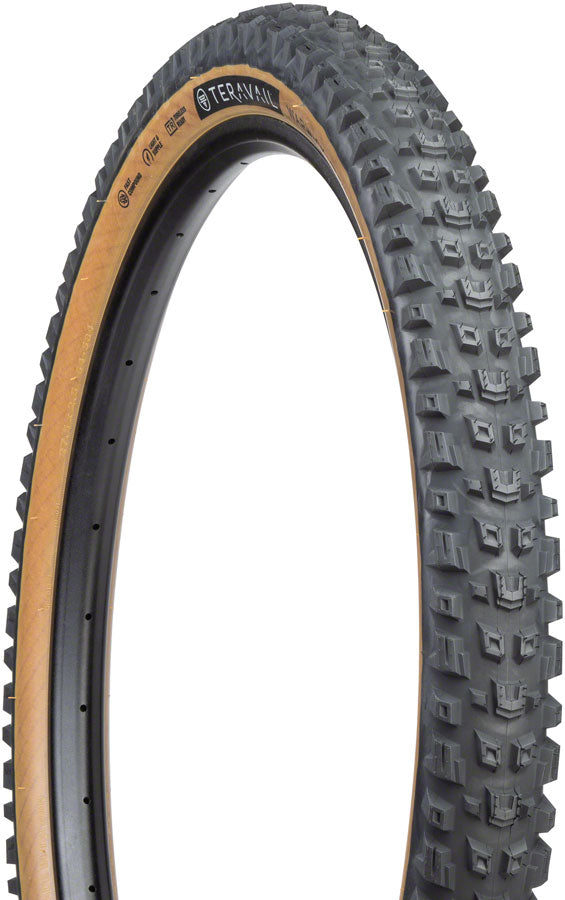 Teravail Warwick Tire - 27.5 x 2.5 Tubeless Folding Tan Light Supple Fast Compound-Goodwynn'sGoodwynn's