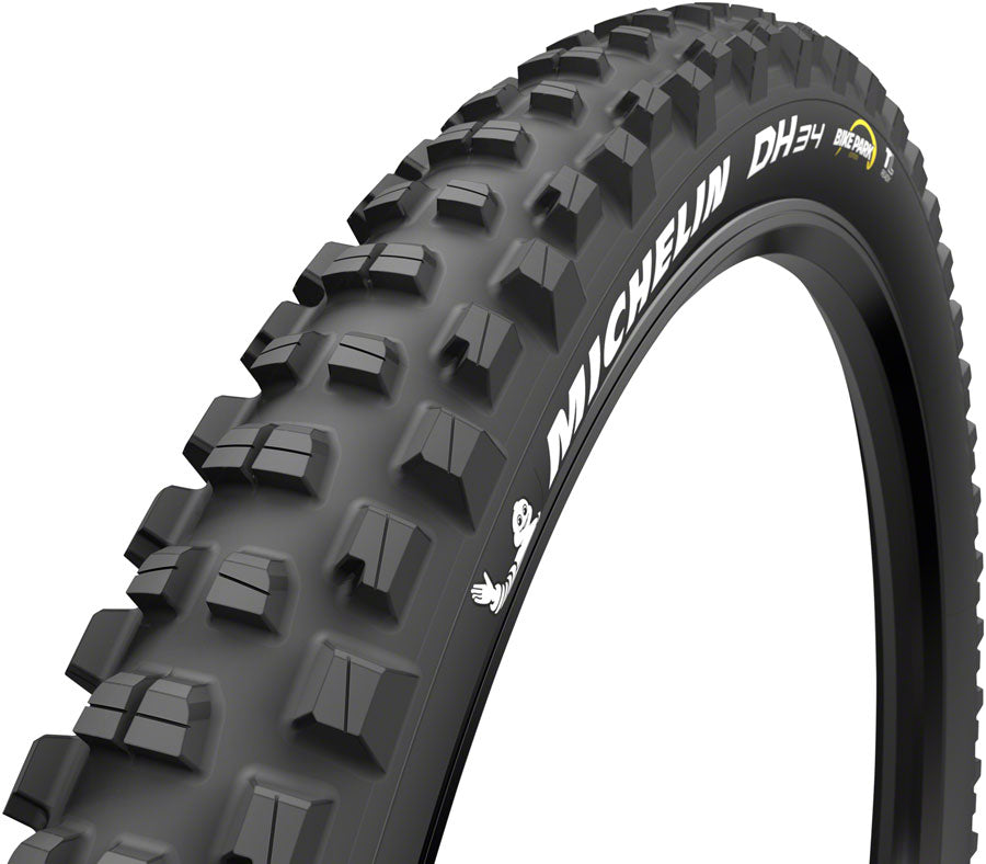 Michelin DH34 Bike Park Tire 29x2.40 Wire Tubeless Ready Bikepark 2x55TPI Black-Goodwynn'sGoodwynn's