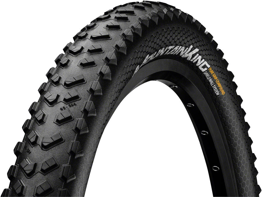 Continental Mountain King Tire - 29 x 2.30 Tubeless Folding BLK PureGrip ShieldWall System E25-Goodwynn'sGoodwynn's