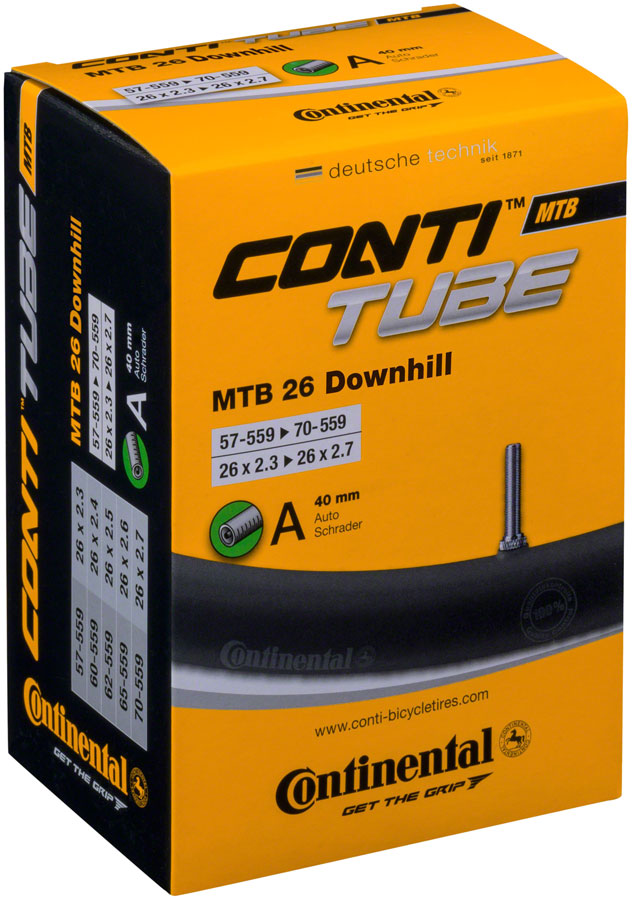 Continental Standard Tube - 26 x 2.5 - 2.7 40mm Schrader Valve-Goodwynn'sGoodwynn's