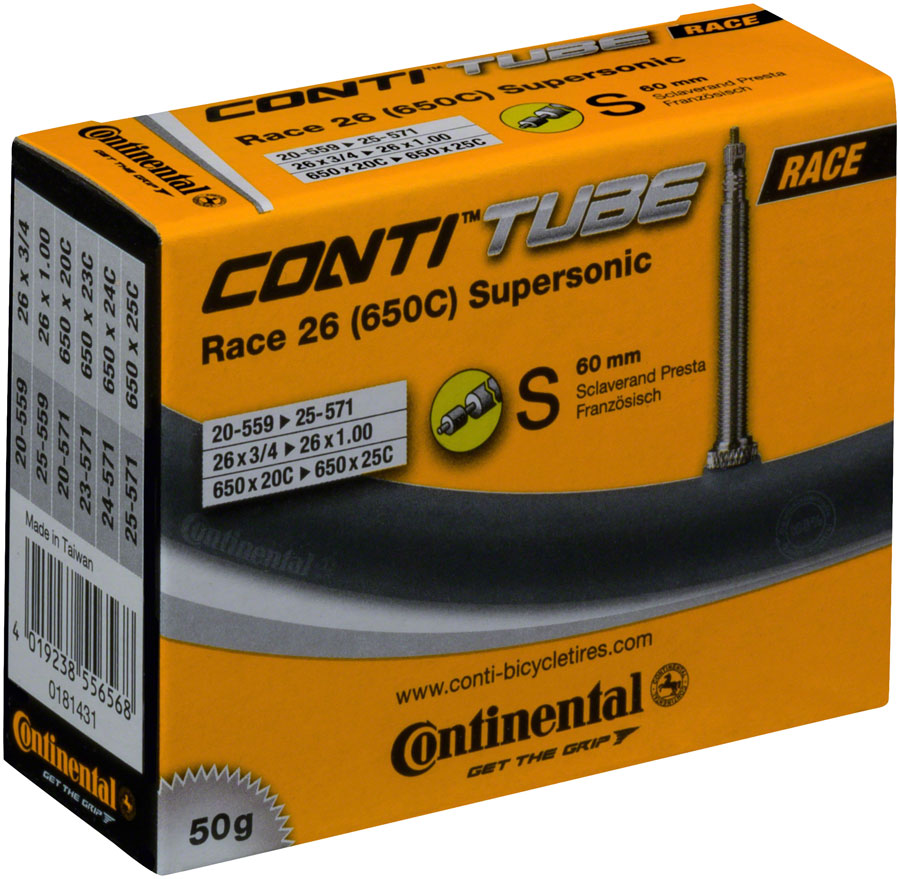 Continental Supersonic Tube - 26 / 650c x 20 - 25mm 60mm Presta Valve-Goodwynn'sGoodwynn's